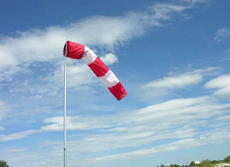 Warnflaggen rot nach StVO für überhängende Lasten, 30 x 30 cm (2