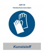 ASR 06 Gebotsschild "Handschutz benutzen" 200mm / Kunststoff 