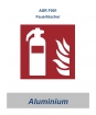 ASR-Symbolschild Feuerlöscher 150x150 / Aluminium 