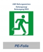 ASR Rettungsweg-Schild, 148 x 148 mm "rechts" 