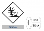 Kennzeichnung 100x100 PE-Folie - Umweltgefährdend 