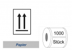 Gefahrgutlabel "Pfeil Ausrichtung" 