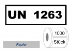 UN-Nummernaufkleber :  UN 1263 