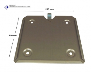 Steck-Grundplatte für 250mm Großzettel 