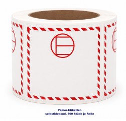 Gefahrgutlabel Papier "Excepted Quantities" 