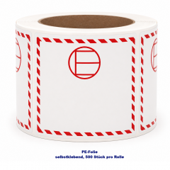 Gefahrgutlabel PE-Folie "Excepted Quantities" 