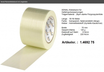 Filament-Klebeband 75mm 