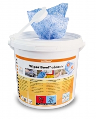 Feucht-Reinigungstücher WIPER-BOWL Abrasiv 