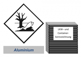 Kennzeichnung 250x250 Alu - Umweltgefährdend 