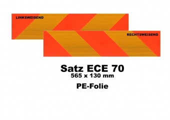 Heckmarkierungs-Satz 1130mm  ECE70 - Folie 