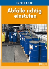 Infokarte "Abfälle richtig einstufen" 