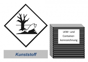 Kennzeichnung 300x300 Kunststoff - Umweltgefährdend 