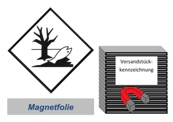 Kennzeichnung 100x100 magnetisch - Umweltgefährdend 