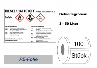 GHS-Kennzeichnung Dieselkraftstoff 105x74 