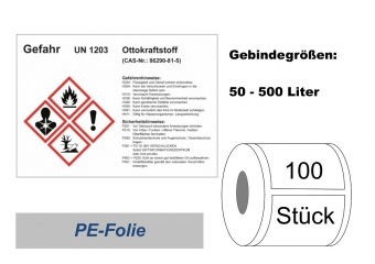 GHS-Kennzeichnung Ottokraftstoff 148x105 