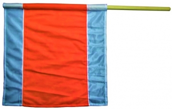 Warnflagge nach DIN 471, 500x500mm 